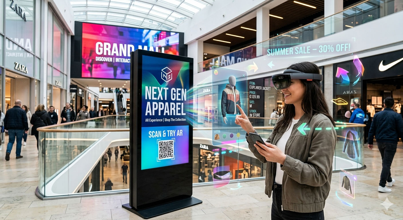 Augmented reality and digital signage