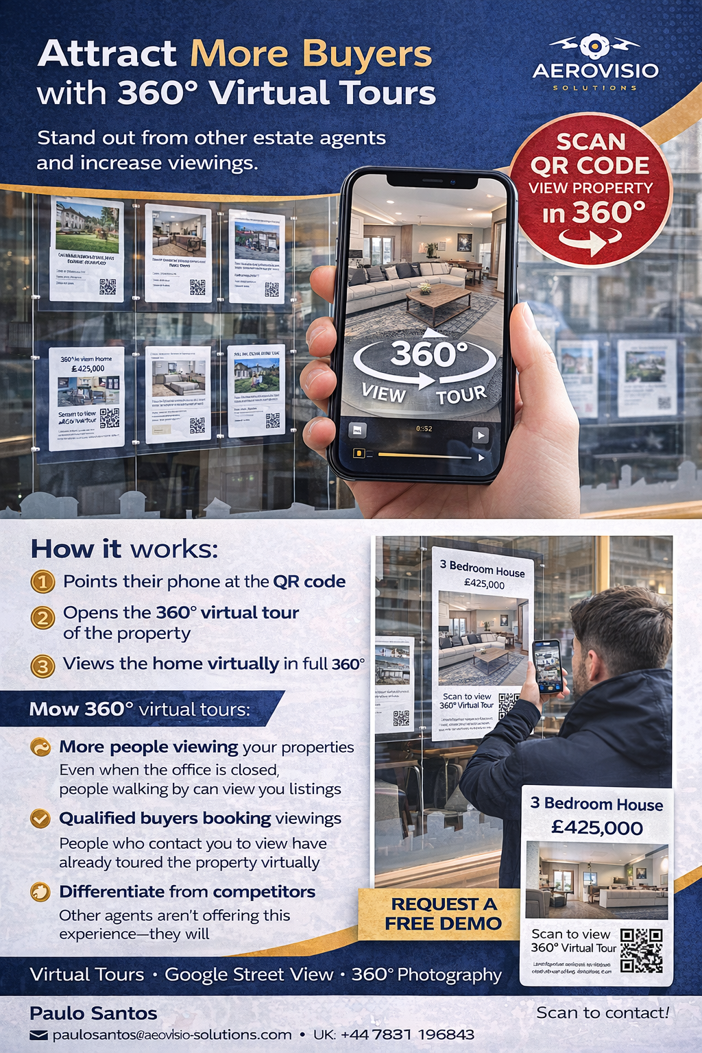 Exemplo de tour virtual imobiliário