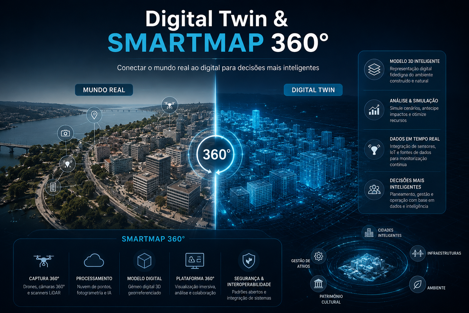 Telecom Digital Twin and SMARTMAP 360 inspection